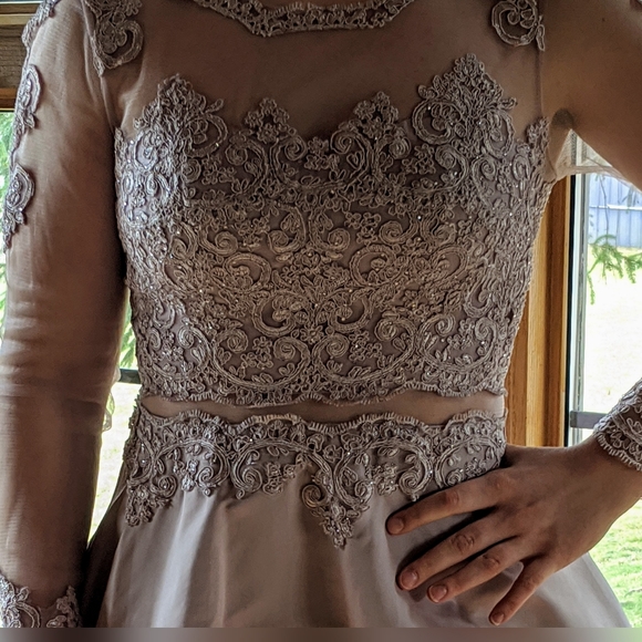 Lavender Hoco Dress - Picture 4 of 5